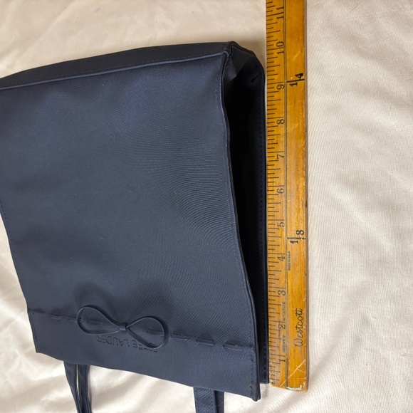 Estée Lauder Tote Handbag Blue Bow Aqua inside bag - Picture 14 of 15